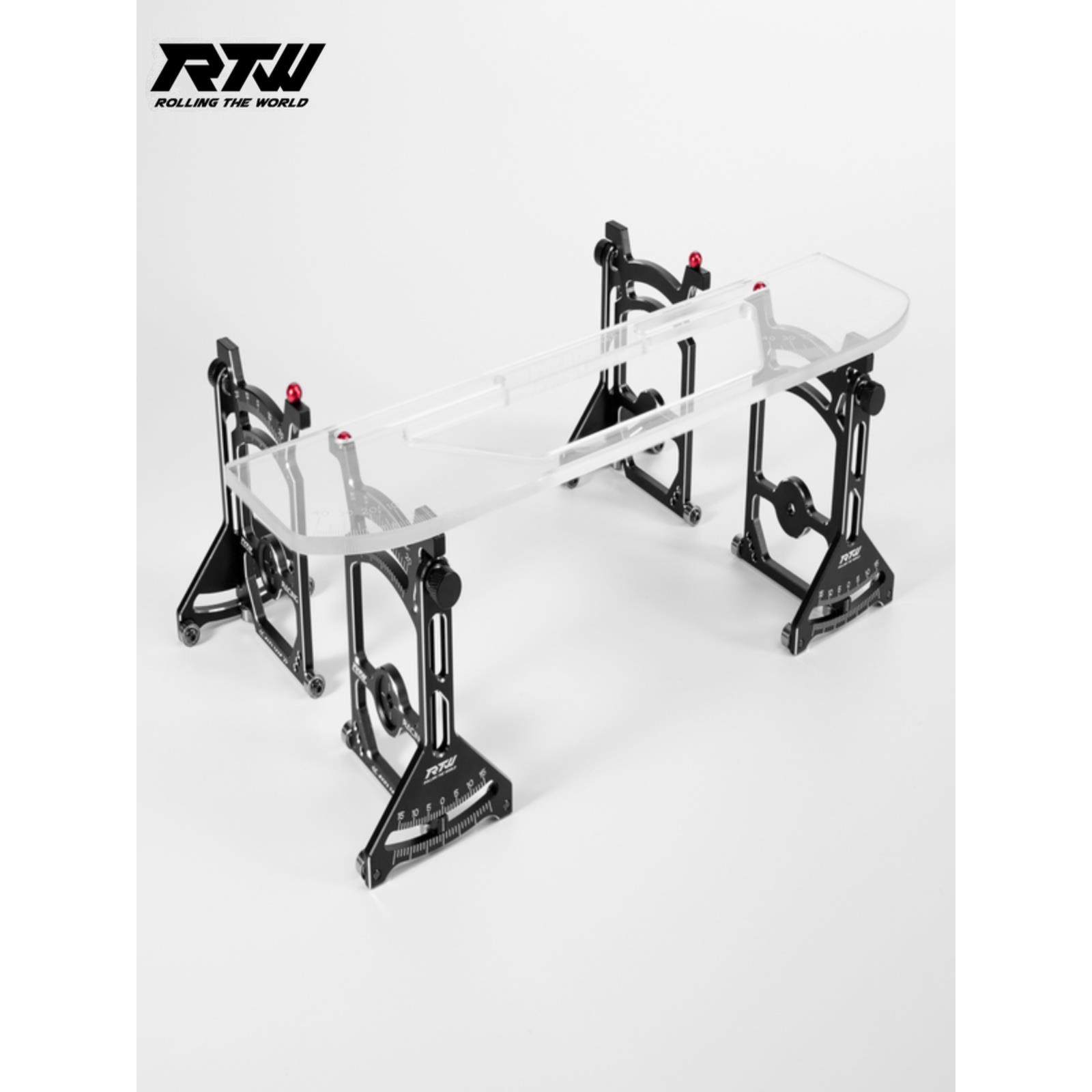 Rtw调节尺调节平台遥控模型车高精度刻度1/10公路车电动房漂移通