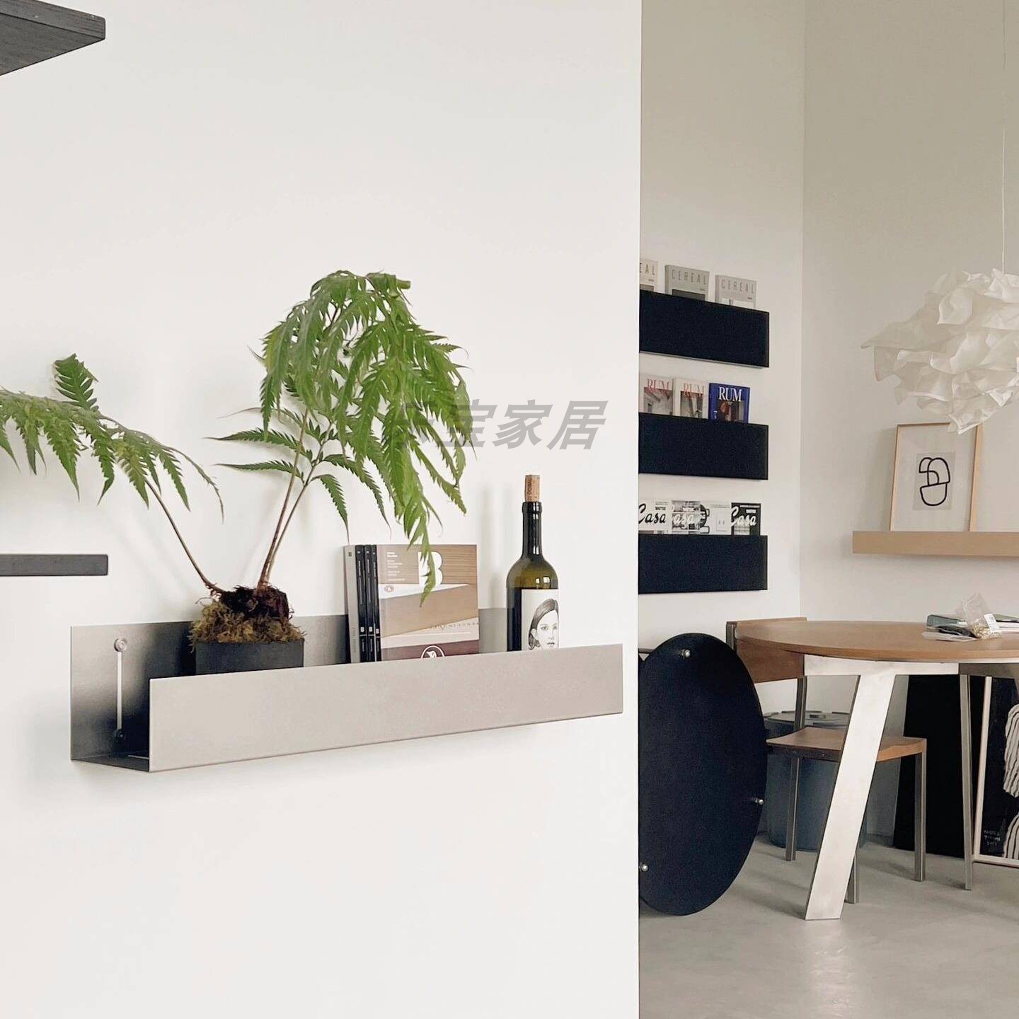 居家收纳展示，工字型上墙置物架