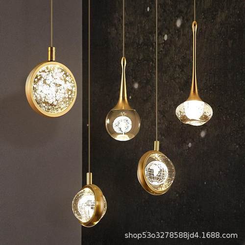 后现代沙盘楼梯吊灯现代简约别墅挑高客厅灯具创意餐厅床头复式楼