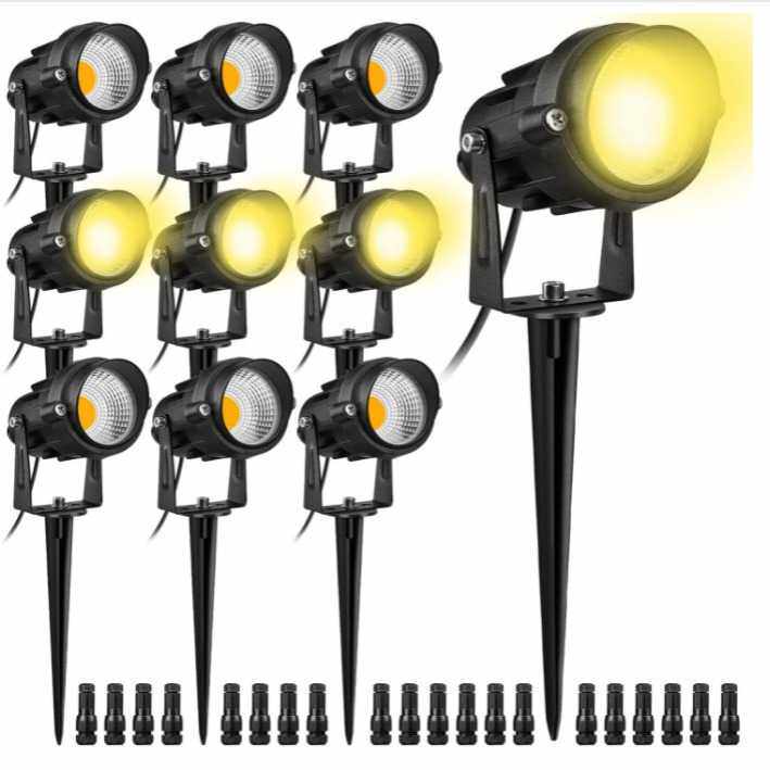 LED5w6w7w10w12w带帽插地灯地插灯景观灯COB低压12v24v低压宽压