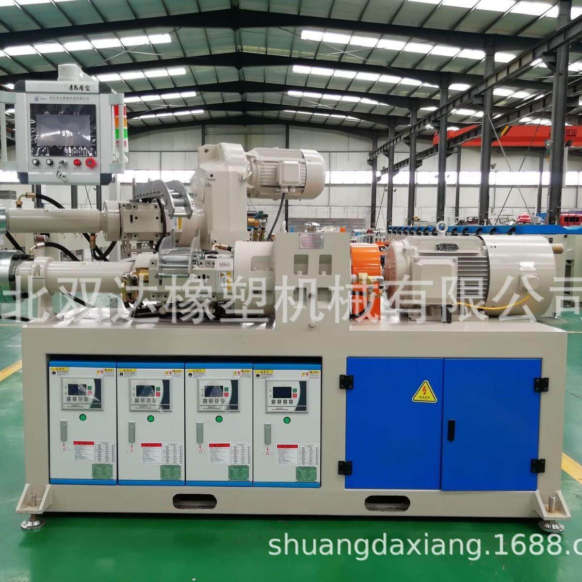 软硬胶条机三复合橡胶条生产线手机充电线橡胶管加工设备,五金/工具,挤出机,淘宝优惠券,粉丝福利购,淘宝优惠卷