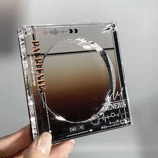 高颜值亚克力吧唧收纳盒动漫新款谷美展示唱片CD徽章保护套