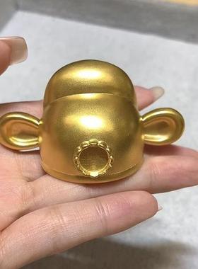 人间状元郎迷你金色状元帽摆件可爱寓意六月高考顺利装饰品摆件