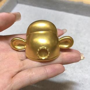 人间状元郎迷你金色状元帽摆件可爱寓意六月高考顺利装饰品摆件