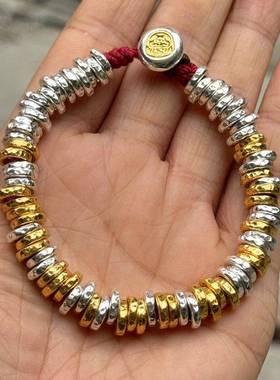 双色盘缠情侣手绳简约高颜值经典时尚流行手工编织手串手链送女友