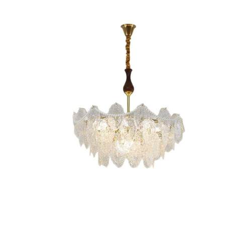 灯吊灯水晶玻璃法式轻奢大厅主灯卧室餐厅中山灯具复古护眼复古风