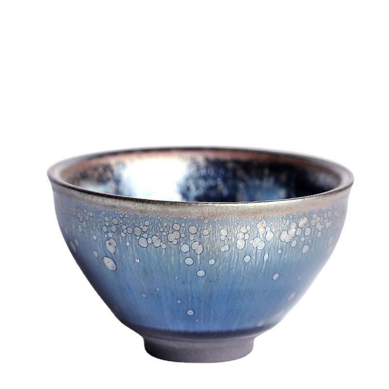 建盏杯天目UXD曜盏变建茶杯主人杯大观星纯手工银毫正品盏建阳建