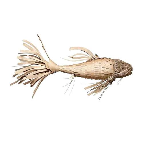 原生态东南亚创意木鱼装饰灯酒店工程样板间餐厅会议室木艺吊灯