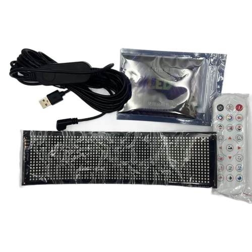 柔性led显示软屏智能车载室内语音互动屏滚动屏汽车后窗广告车贴