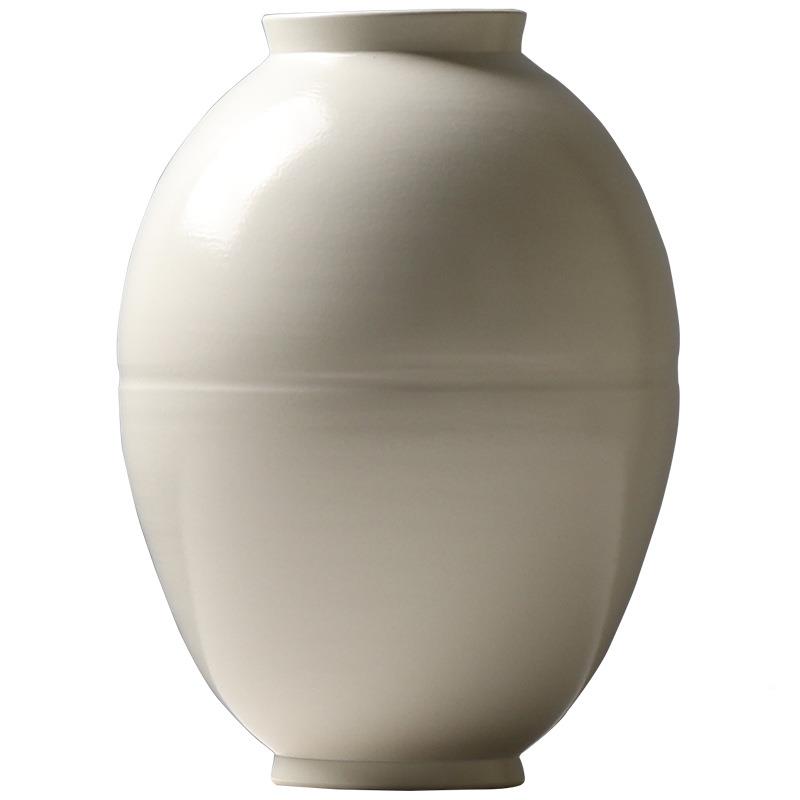 中插古创意饰陶瓷花DOM瓶件手摆工拉坯花架装品大罐花水养鲜花