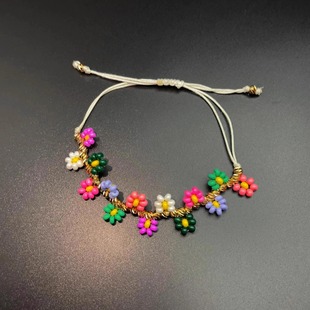 rice and beads手串 Flowers Vintage古着