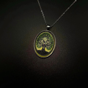 Vintage古著 forest项链 Deep