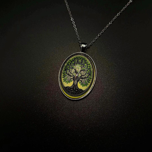 Vintage古著 Deep forest项链