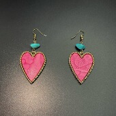 Vintage古着 love耳饰 pure Rose and