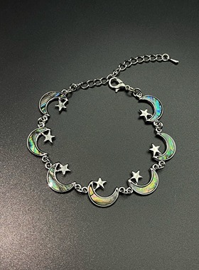 Vintage古着 Moon and Stars Aglow手链