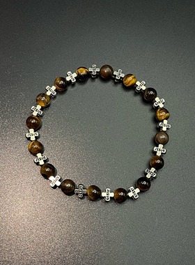 Vintage古着 Cross with Kodama手串