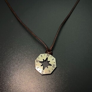 Vintage古着 Star Chart Guidance项链