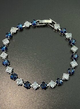 Vintage古着 Clear Sea Blue手链
