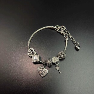 Vintage古着 The key of love手链