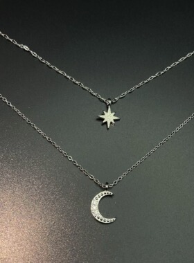 Vintage古着 Moon & Stars' Tryst项链