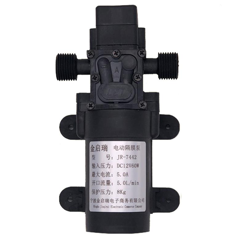 12/24V微型增压泵自吸抽水小型喷雾器清洗机直流高压家用隔膜水泵