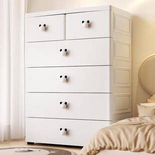 大容量加深加厚抽屉式收纳柜婴儿童衣柜宝宝衣服储物箱多层五斗柜