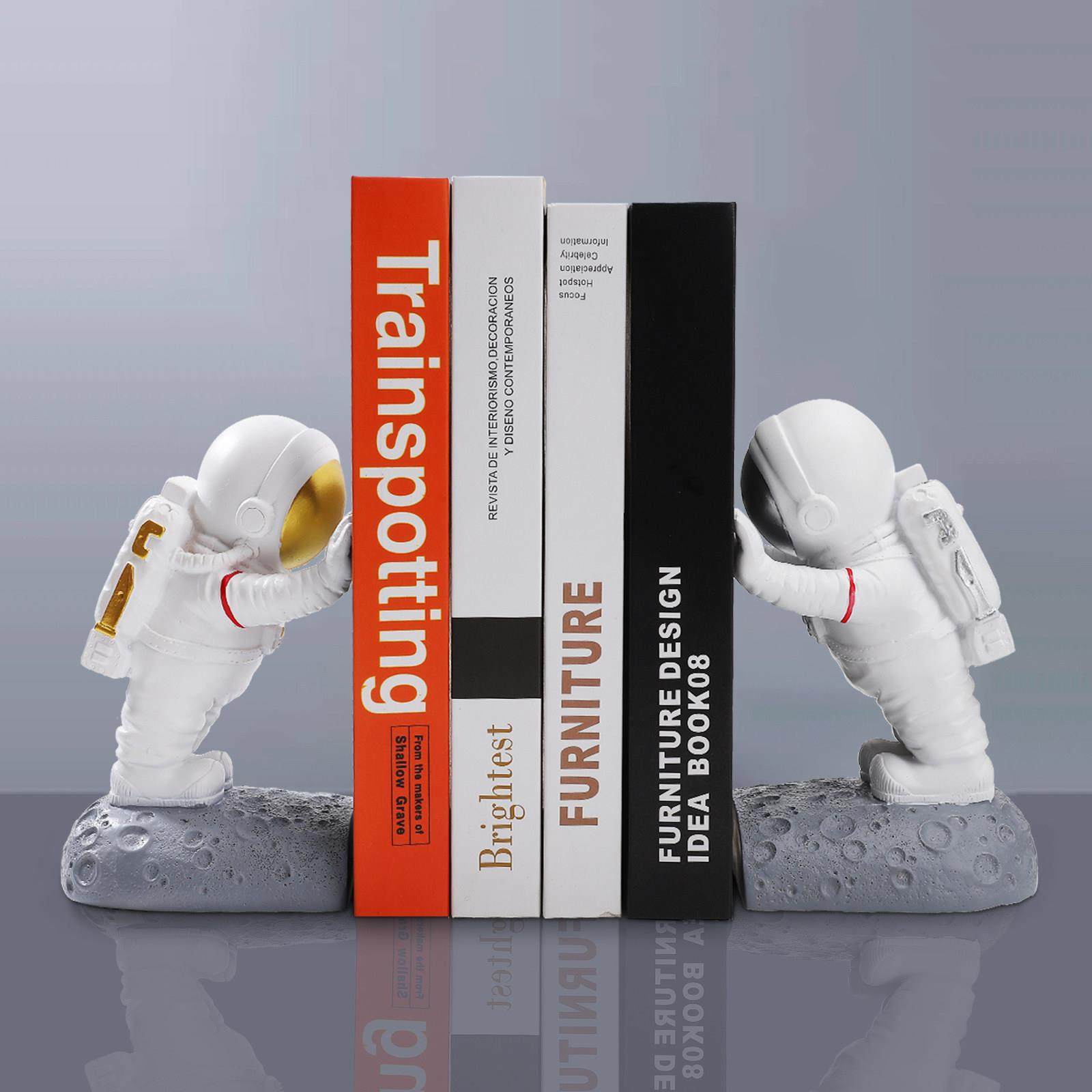 北欧太空宇航员书柜书立书房摆件装饰办公室桌面书挡儿童家居书靠,家居饰品,装饰摆件,淘宝优惠券,粉丝福利购,淘宝优惠卷