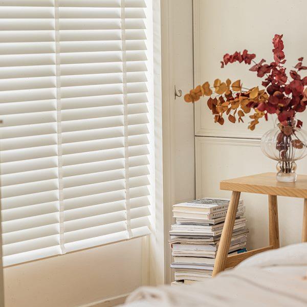 实木木百叶窗帘卷帘拉珠式遮阳新款升降帘公室书房遮光工厂