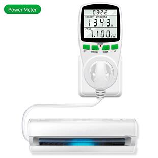 功率计量插座计费电表电力仪家用电费欧规厨房定时电子计时开关计