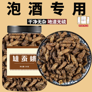 雄蚕蛾中药材500g正品官方旗舰店公蚕蛾未交配雄天蛾男性泡酒料