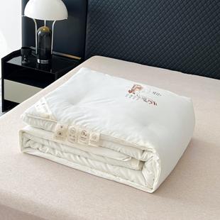 心传匠统纯手工订花保提花蚕丝被蚕BPT桑丝被秋冬被加厚暖被子5