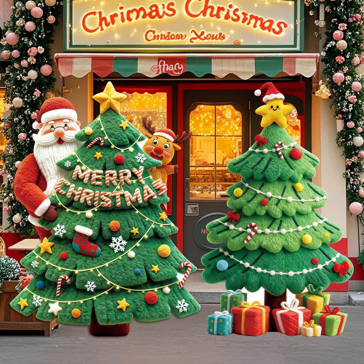 圣诞节场布门置圣诞树KT板景摆NCX商场店铺口活动拍照氛围装饰背,节庆用品/礼品,装扮布置套餐,淘宝优惠券,粉丝福利购,淘宝优惠卷