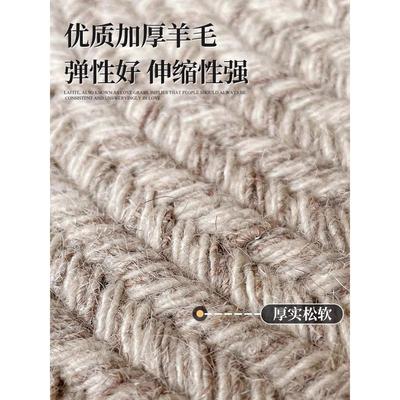 手工编织羊毛NIX厅地毯客咖啡桌垫纯色意大风格简定单易接利近豪