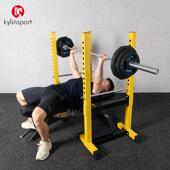 分体杠式 推架多功能双举重床深蹲卧架健身器材半框卧推架杠铃PK04