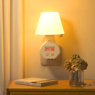 遥控小夜灯可光调婴睡儿哺乳护眼插电插座家用卧室床SY-YKXYD式头