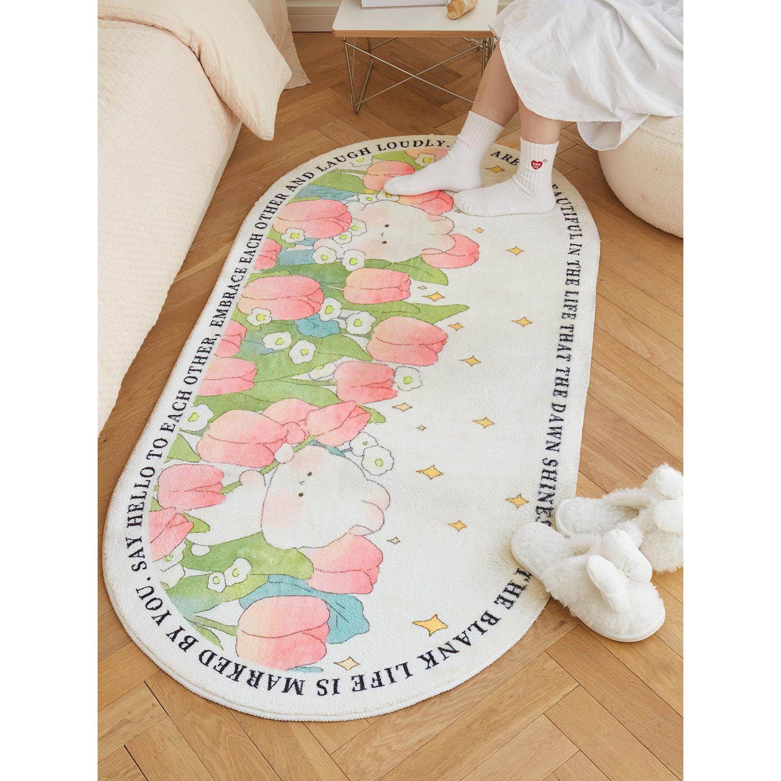 现代极简主义房卧室床HH1229前毯公毛主间家加前厚地垫机洗床地毯,居家布艺,床边毯,淘宝优惠券,粉丝福利购,淘宝优惠卷