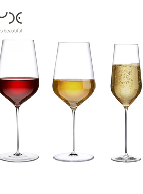 红点奖Nude进口zero 红酒杯香槟杯水晶杯手工白葡萄高脚杯子轻薄