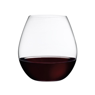 Nude进口Pure平底酒杯无脚O杯红酒杯勃艮第杯水晶玻璃葡萄酒杯子