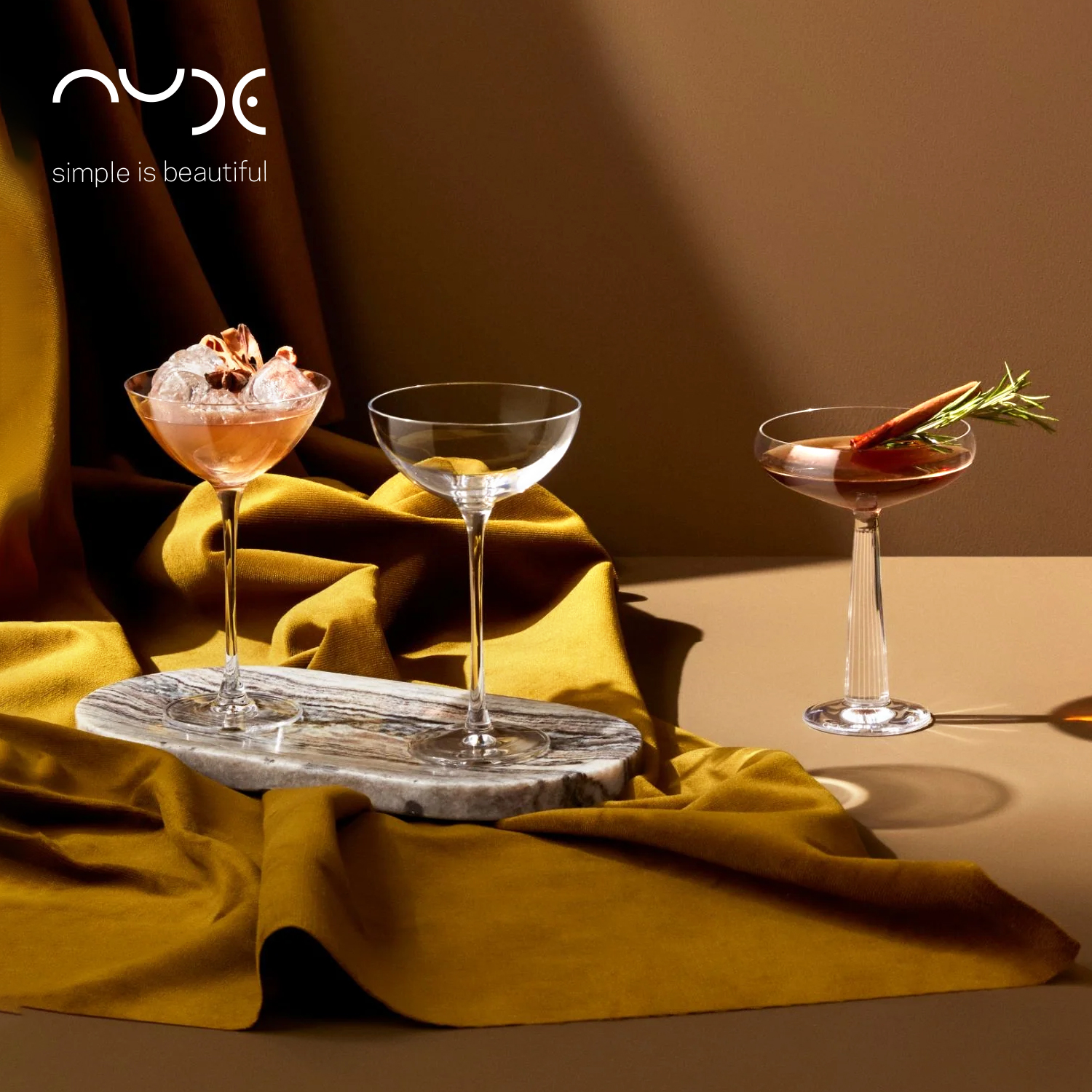 土耳其NUDE进口努德酒吧鸡尾酒杯马天尼杯家用琴汤尼金汤力调酒杯
