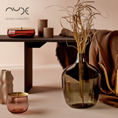 NUDE土耳其Dame 珍妮夫人花瓶北欧水晶玻璃大号客厅落地瓶 Jeanne