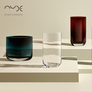 土耳其NUDE进口 Blade花瓶水晶玻璃创意家居玄关摆件手工轻奢花器