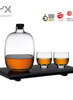 土耳其NUDE进口 Malt麦兰酒樽威士忌杯套装水晶玻璃酒具套装送礼