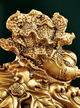 现货速发财富如意白菜摆件玉如意招财客厅入户玄关酒柜装饰品乔迁