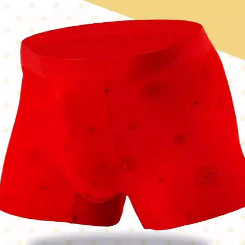 【专柜大清仓】黛凡妮鸿运大红男士内裤Z112505,女士内衣/男士内衣/家居服,男平角内裤,淘宝优惠券,粉丝福利购,淘宝优惠卷