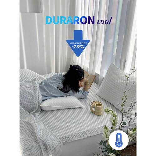 少量现货▲夏天冰丝凉席ASAROOM韩国夏季凉感床单软凉席可机洗