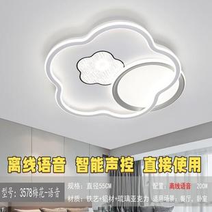 卧室儿童房书房简约吸顶灯语音智能简约 网红百搭风格 2025新款 时尚