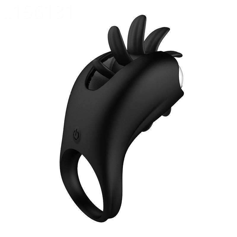 驰情旋转魔舌振动环锁脉环充电变频振动环情调调有趣男生二弟环爽