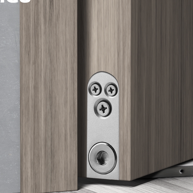 威跃隐形门天地轴合页暗门隐藏内外开旋转木门上下转轴暗藏式铰链