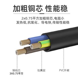 适用大宇D8便携式 烧水壶烧水杯旅行彩虹杯电热水壶梅花电源插头