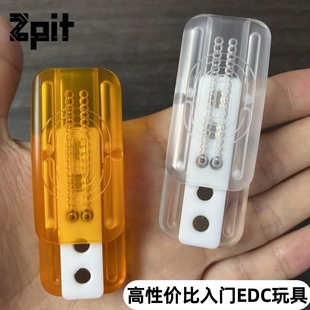 进口PEI叮叮机械密集推牌edc啪啪牌丁丁啪啪币解压玩具减压神器